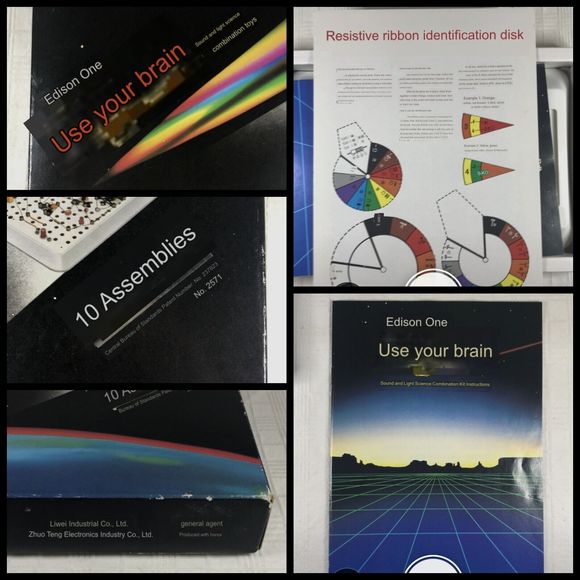 Vintage NOS Leaderwave Electronics Kit - Edison One  10 Assemblies Sound & Light - Picture 4 of 11